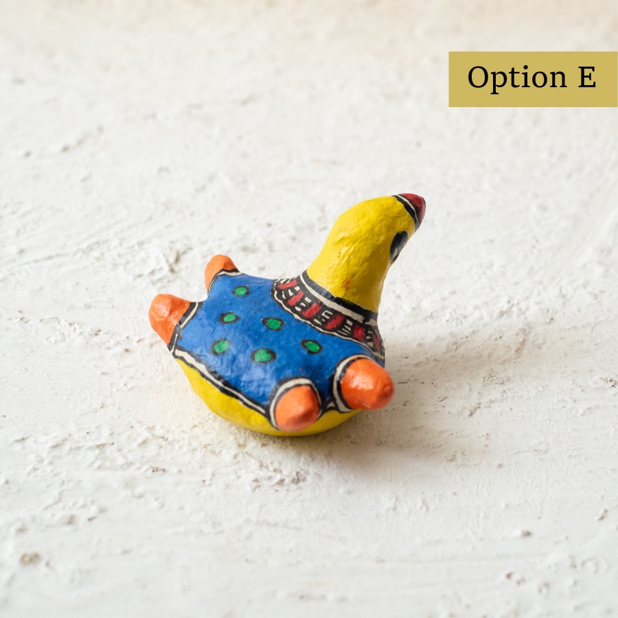 shop Madhubani Hand Painted Paper Mache ~  Turtle small