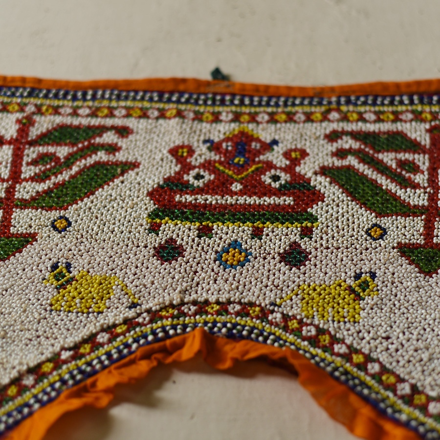 Handmade Bead Work ~ Old Door Hanging / Toran