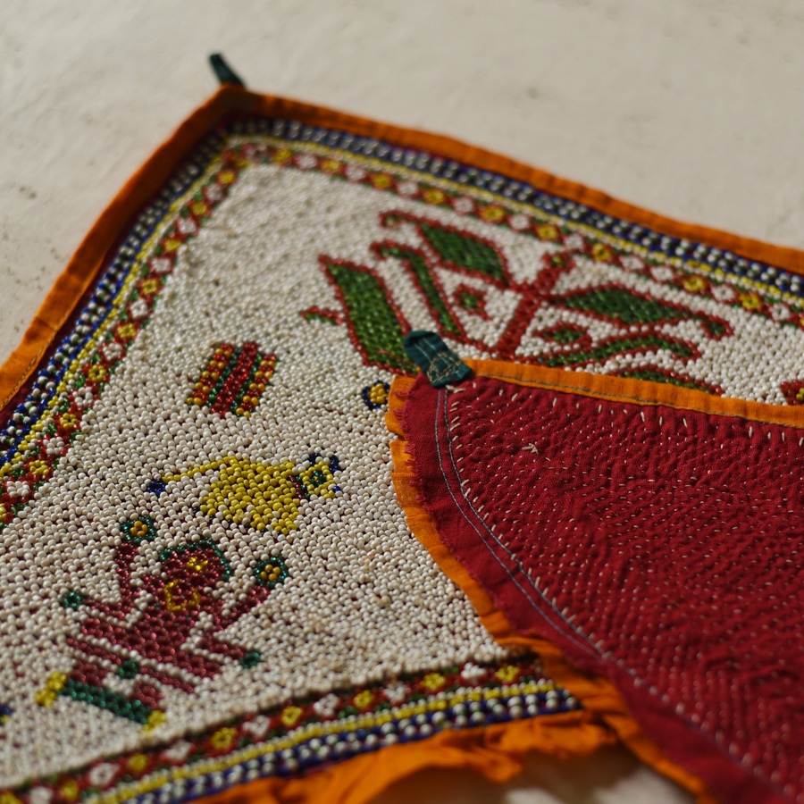 Handmade Bead Work ~ Old Door Hanging / Toran