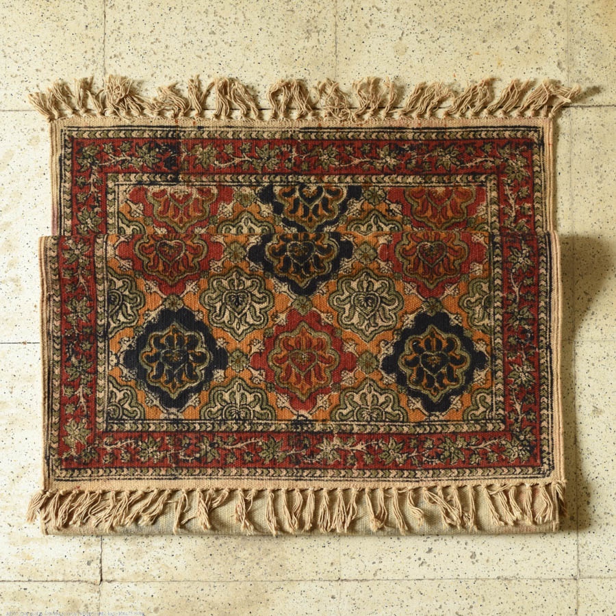 shop Home Decor - Kalamkari Natural Color Dhurrie