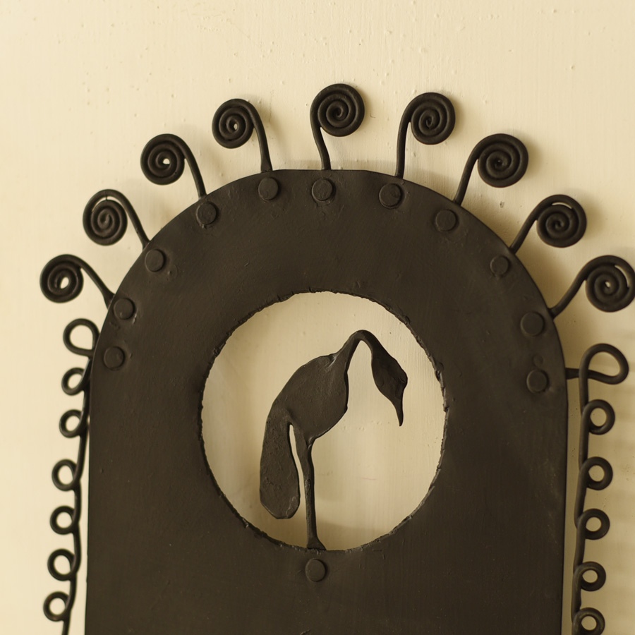 shop Wrought Iron ~ Hanging Crane Candle Holder