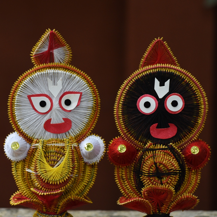 Shop Handmade dhaan murti - Paddy Craft | Jagannath & Balram 