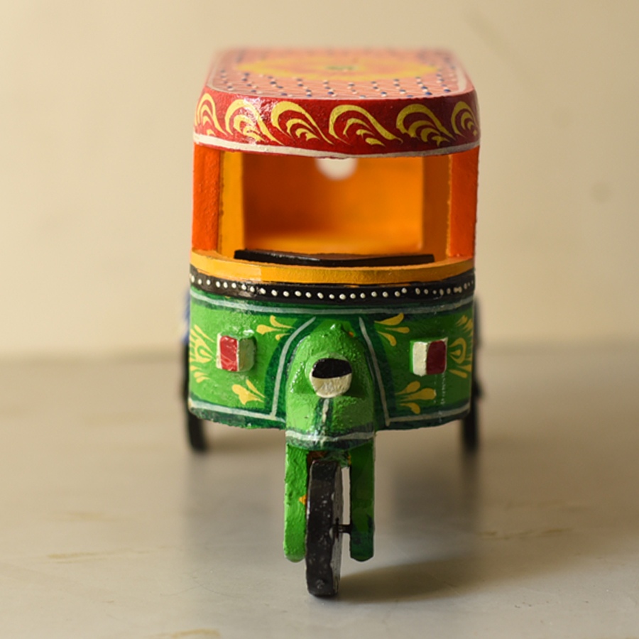 Shop Handmade Wooden toy - Auto Rickshaw
