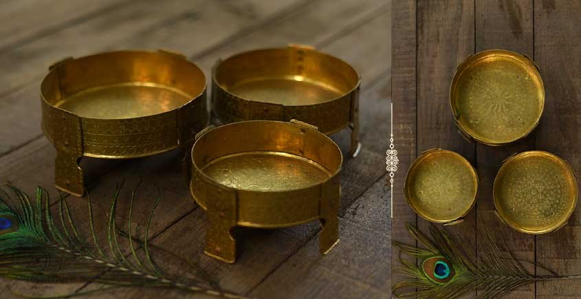 handmade Brass Angeethi - three size options