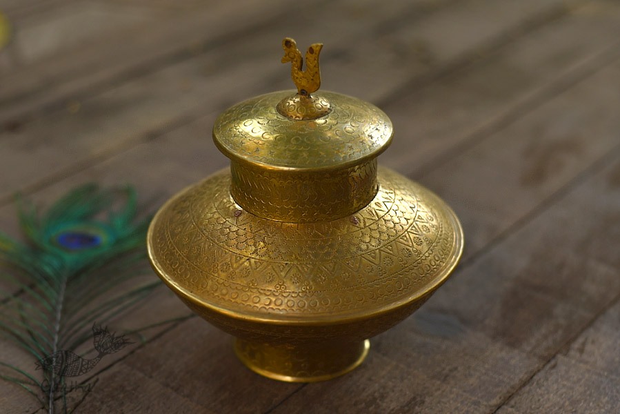 Handmade Brass Kalash - Ghada