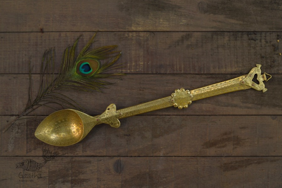 Handmade Brass Kitchen Decor Hanging Spoon