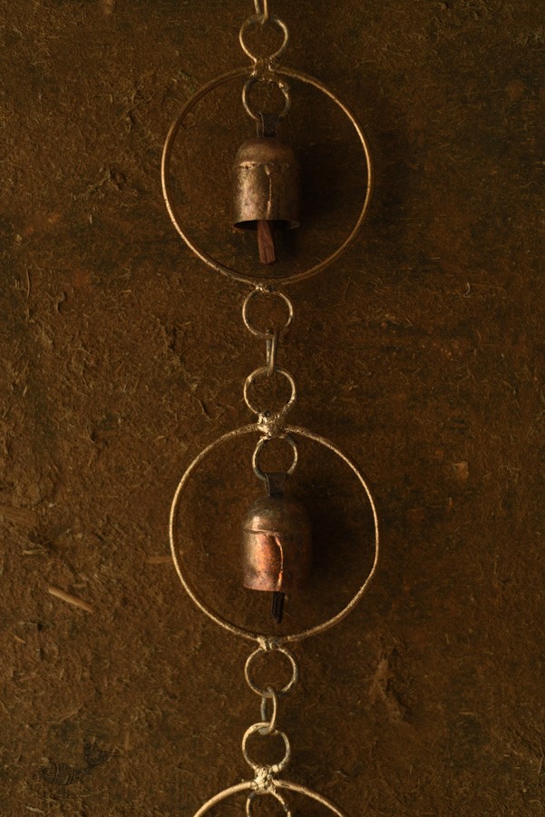 shop handmade iron hanging bell - Bells In Circles