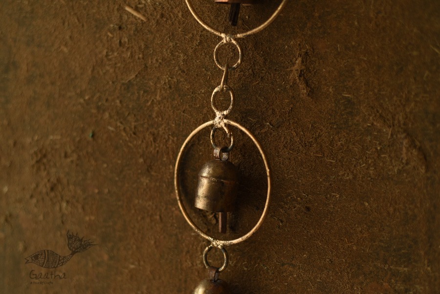 shop handmade iron hanging bell - Bells In Circles