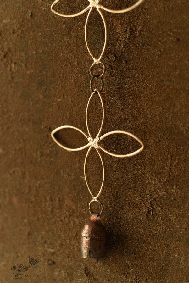 shop handmade iron hanging bell - Flowers with One Bell