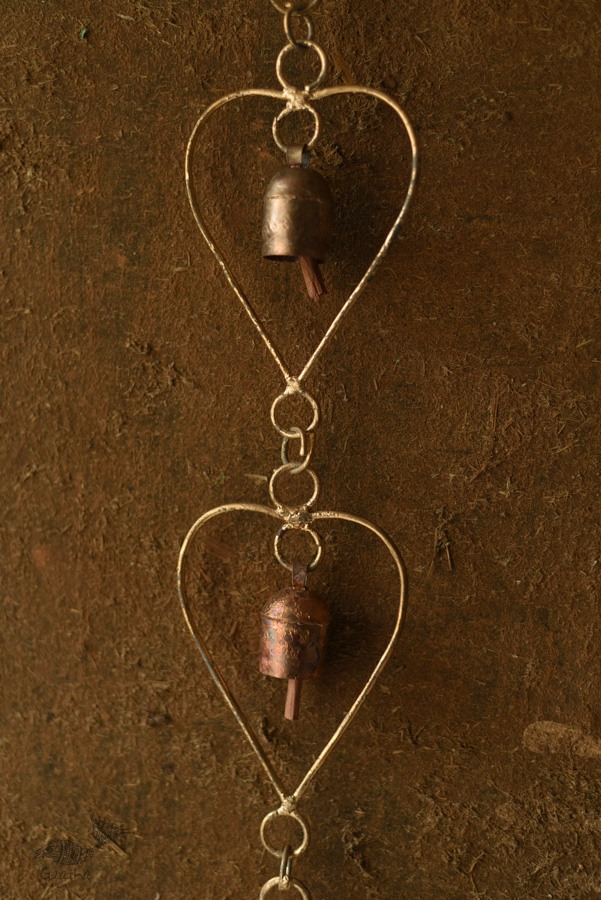 buy heart shape Kutch metal bell 