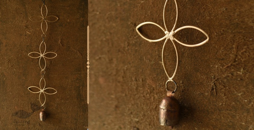 shop handmade iron hanging bell - Flowers with One Bell