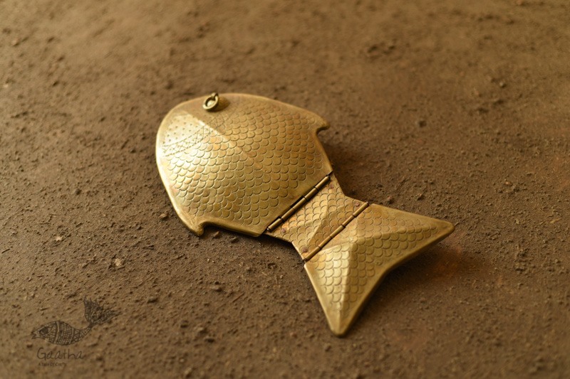 handmade brass Fish Platter