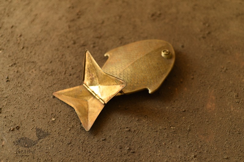 handmade brass Fish Platter