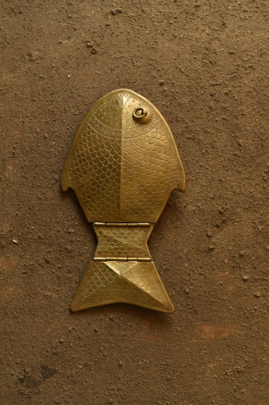 handmade brass Fish Platter