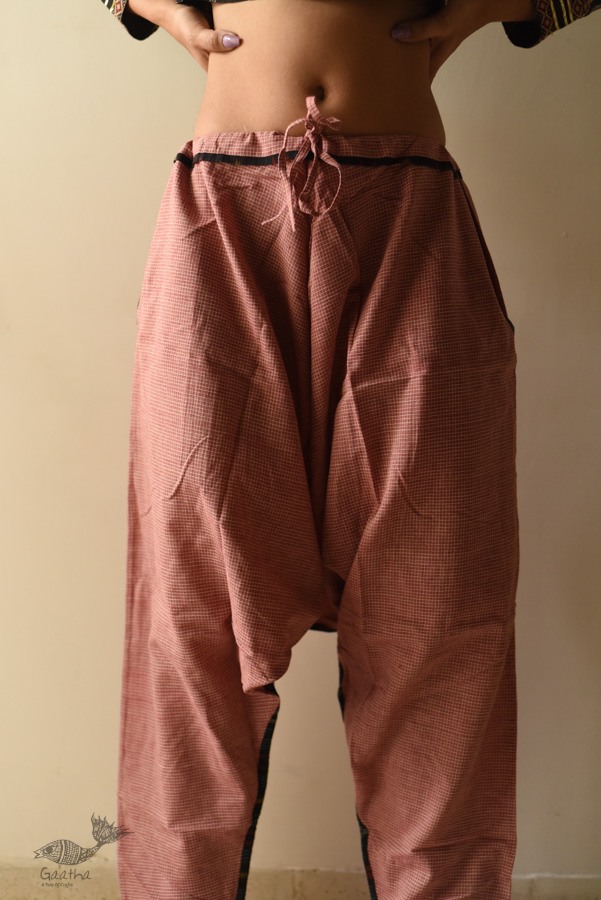 shop Ikat Handloom Cotton Designer Harem Pant