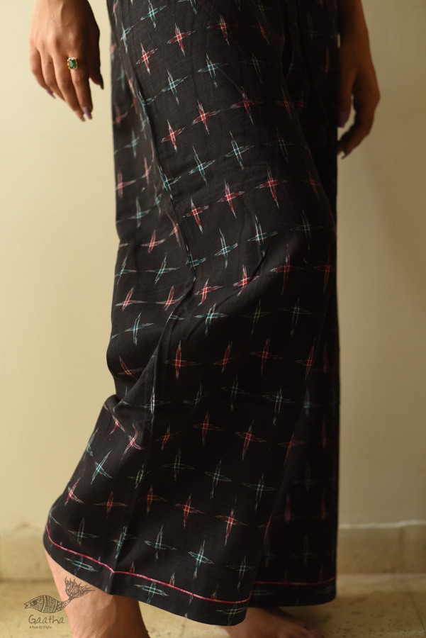 shop Ikat Handloom Cotton Designer Palazzo