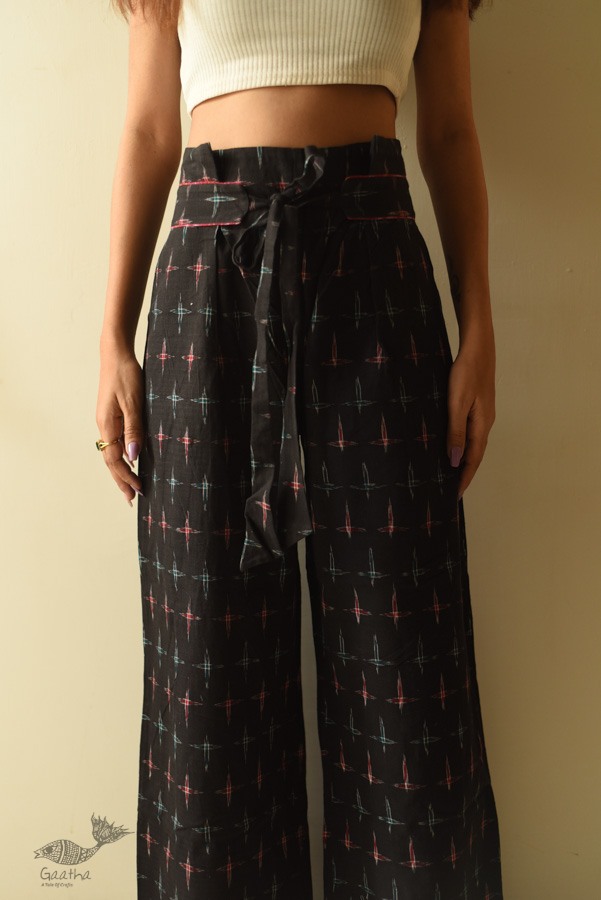 shop Ikat Handloom Cotton Designer Palazzo