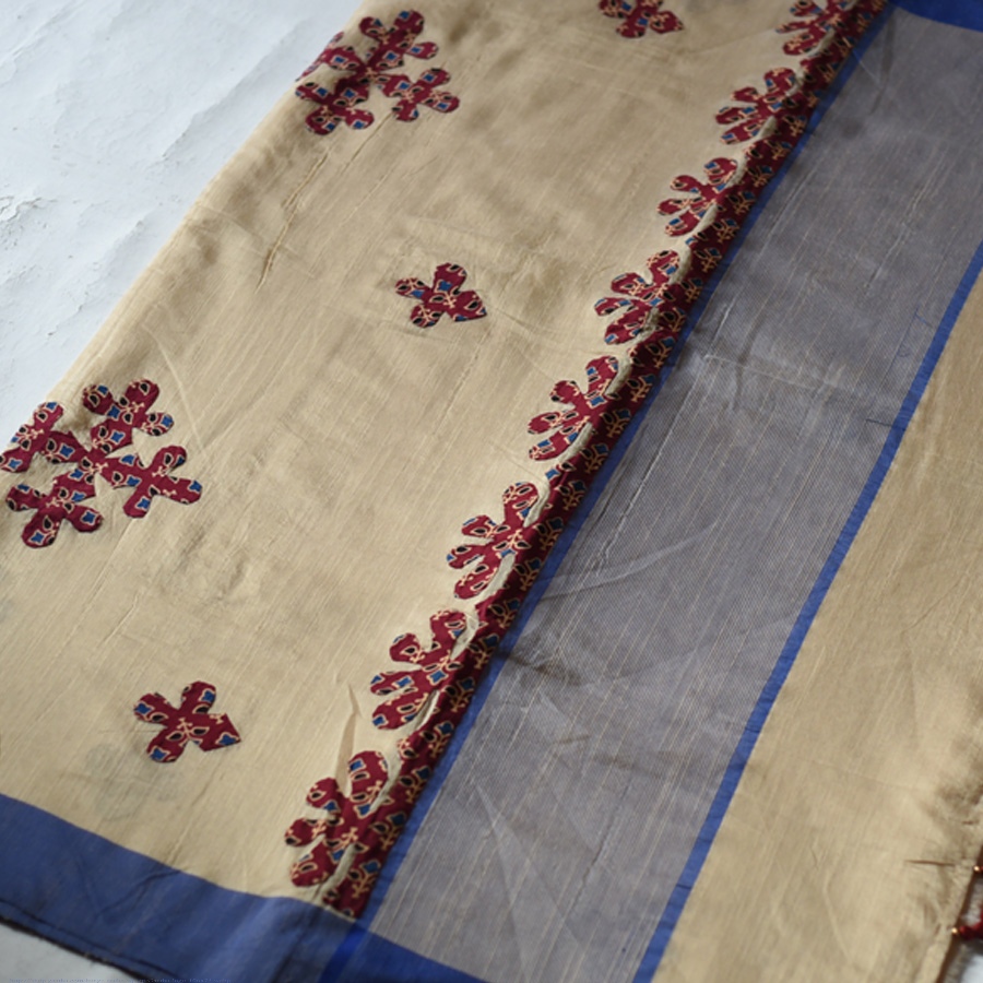 Shop patchwork Cotton Saree