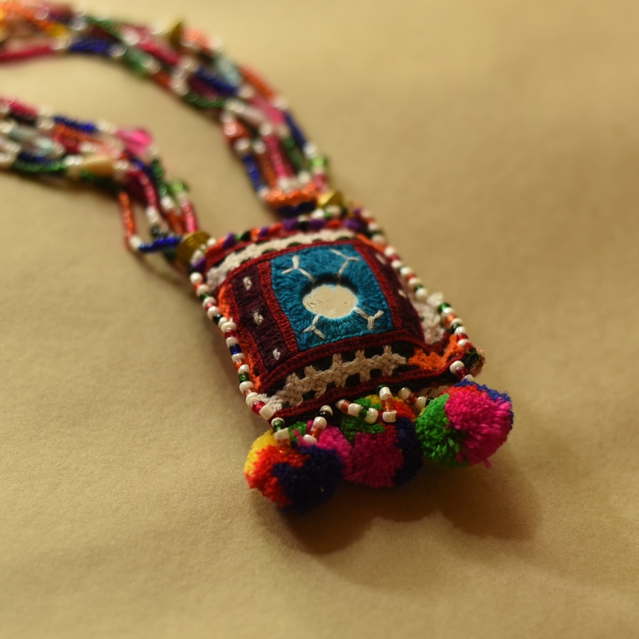 Handmade Banjara Necklace / Embroidered Necklace