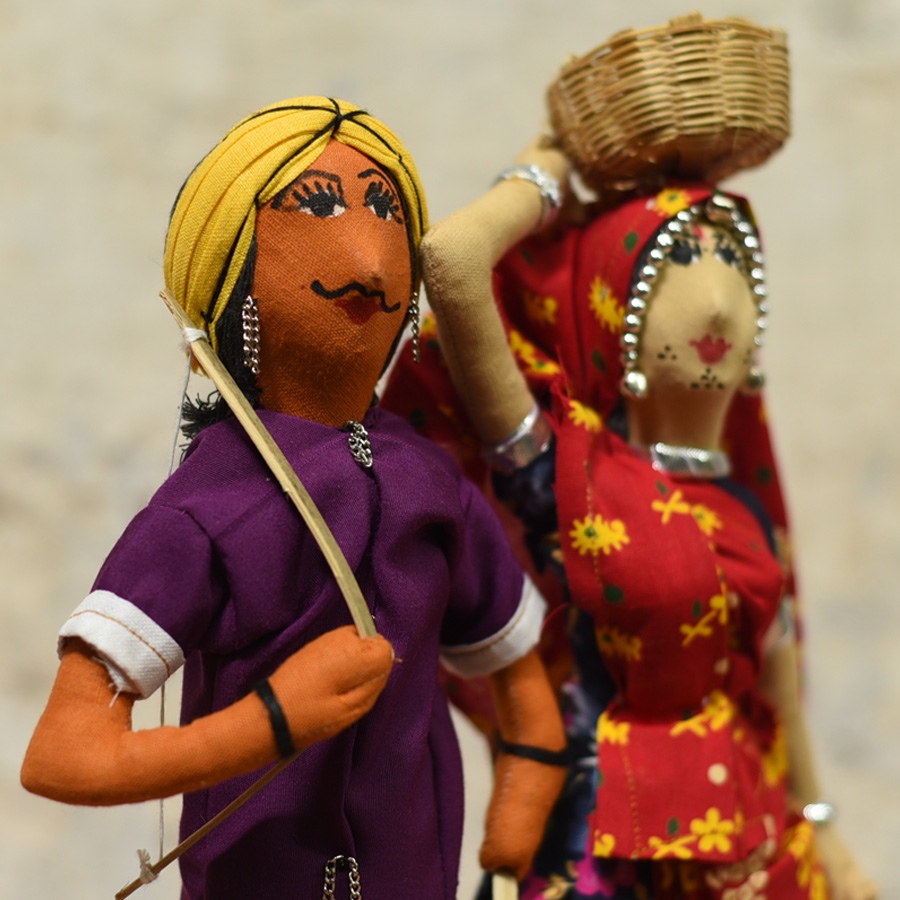 Buy Jhabua Handmade Fabric Doll (Bhil) - I