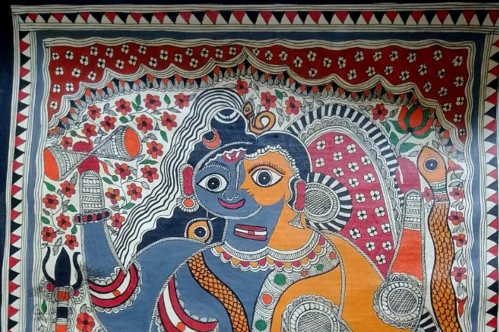 shop Madhubani painting| Ardhnareshwar