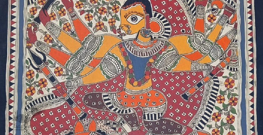 shop Madhubani painting| durga