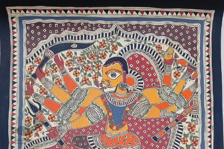 shop Madhubani painting| durga