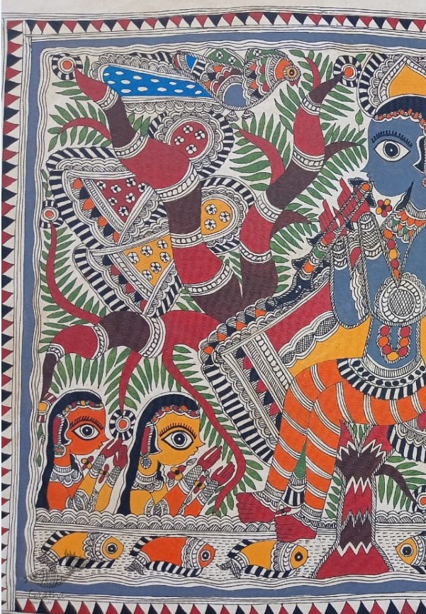 shop Madhubani painting| Gopi Krishna