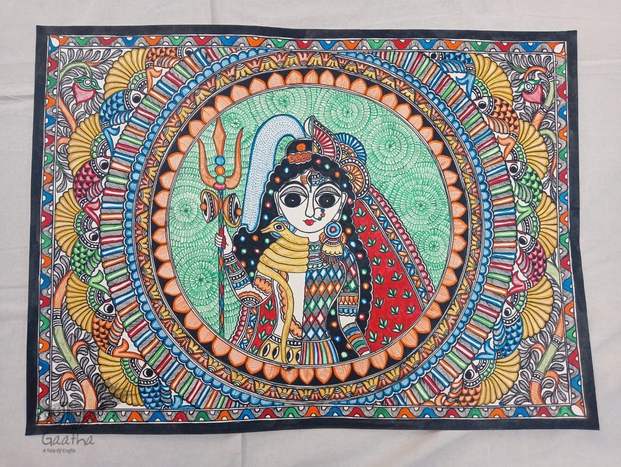 shop Madhubani painting| Ardhanaranari