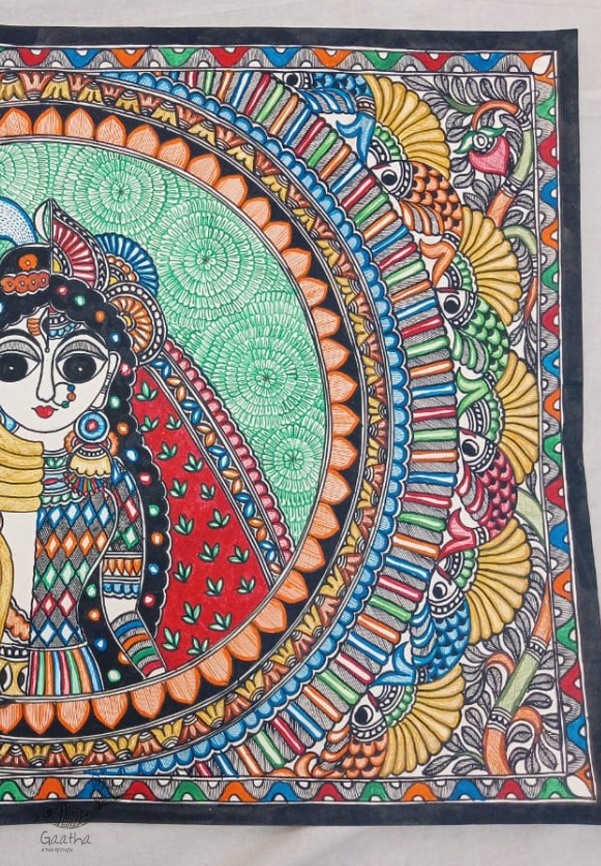 shop Madhubani painting| Ardhanaranari