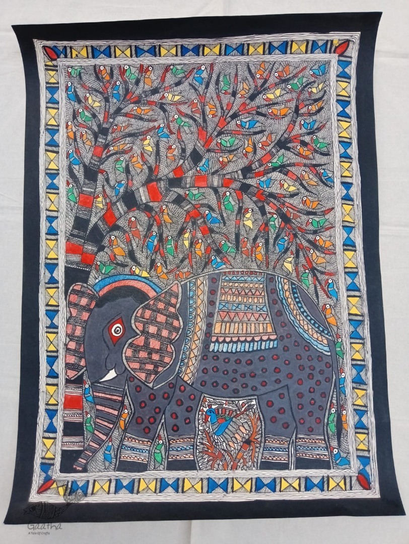 shop Madhubani painting| Elephant