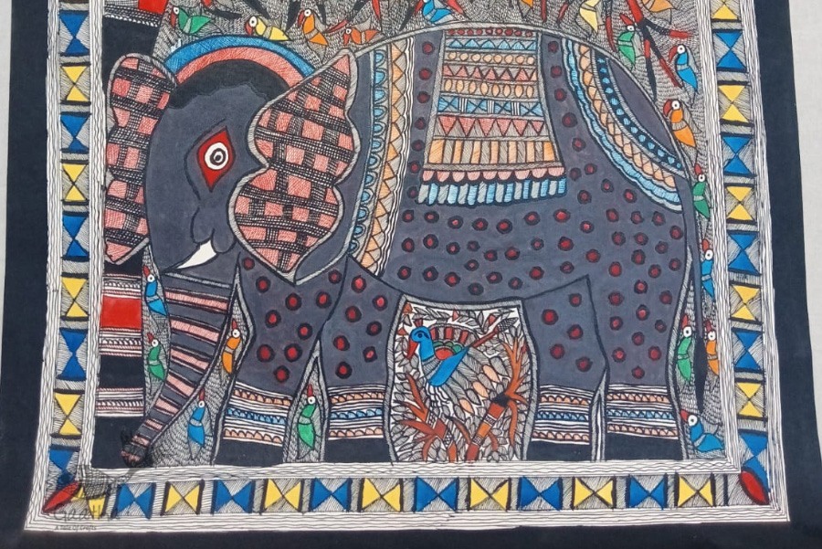 shop Madhubani painting| Elephant