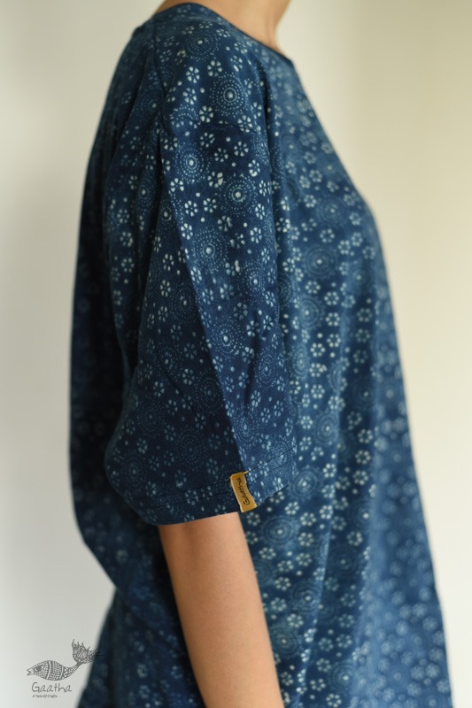 buy ajrakh hand block printed tshit