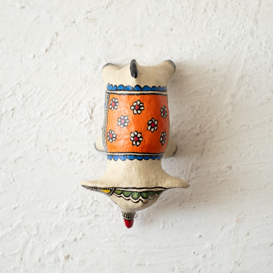 shop Madhubani Hand Painted Paper Mache ~ Elephant 