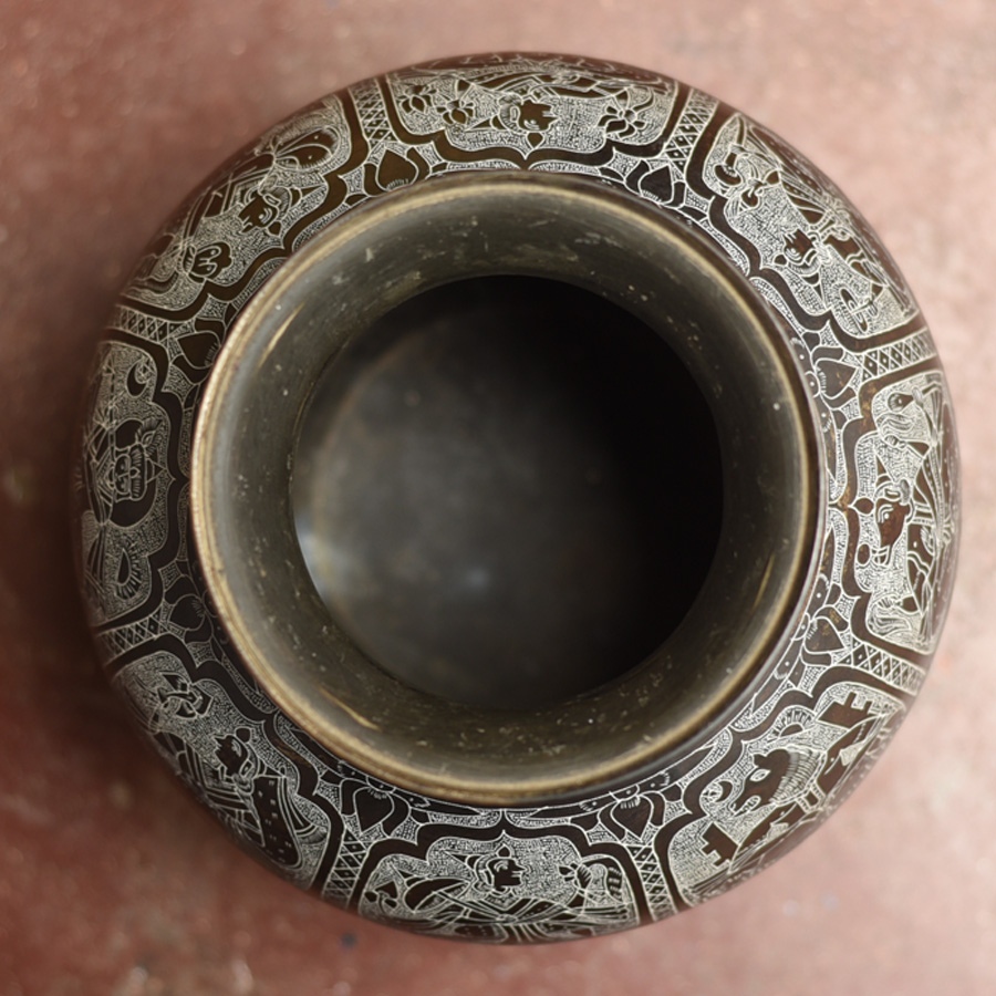 Shop Antique from Khajuraho Brass Lota / Kalash