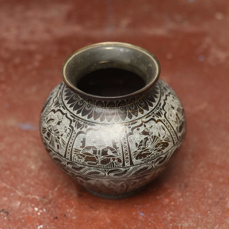 Shop Antique from Khajuraho Brass Lota / Kalash