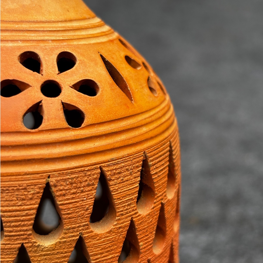 Shop Terracotta Pottery Art - Bottle T Light Holder