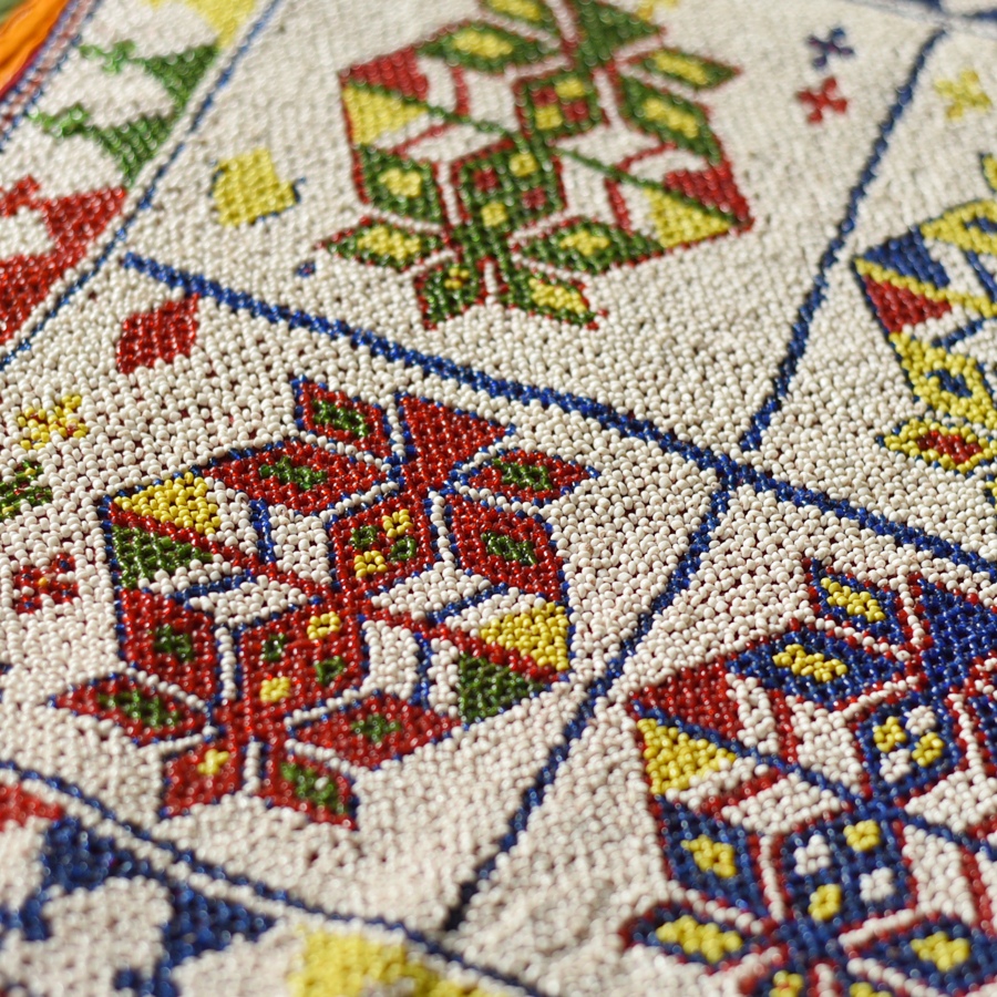 Saurashtra Bead Work - Old & Antique Wall Hanging / Chakda