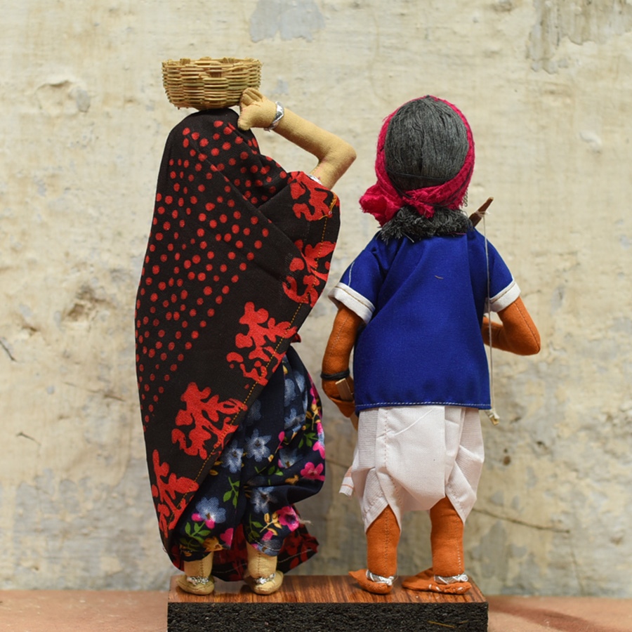 Buy Jhabua Handmade Fabric Doll (Bhil) - J