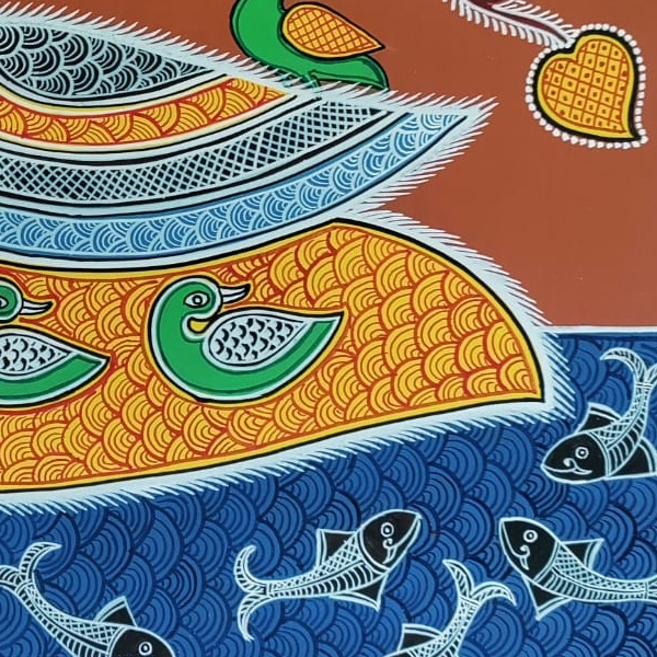 shop Mandana Art - Paintings  Peahen  ( 11 x 14 inch)