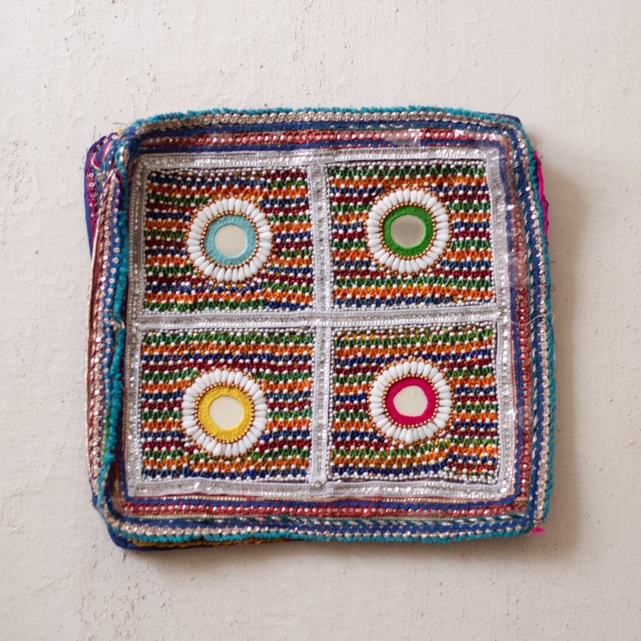 Rabari Embroidery - Bead Pouch