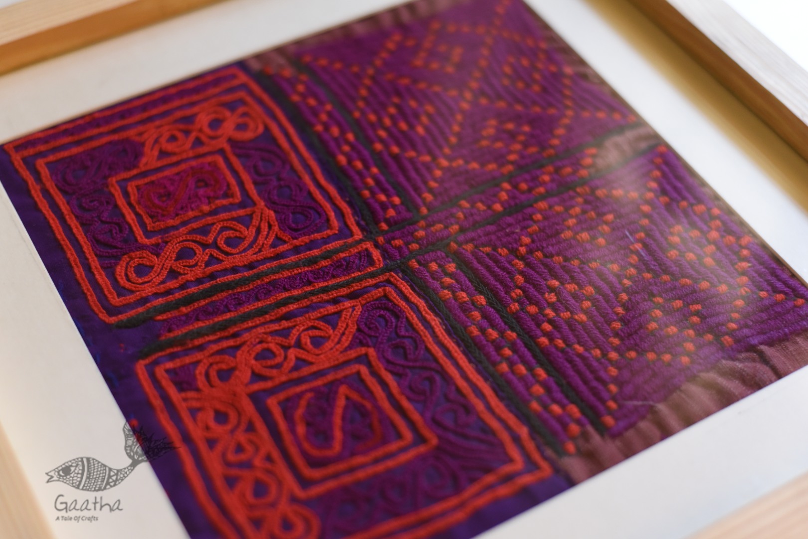 buy Embroidery Art Piece Framed