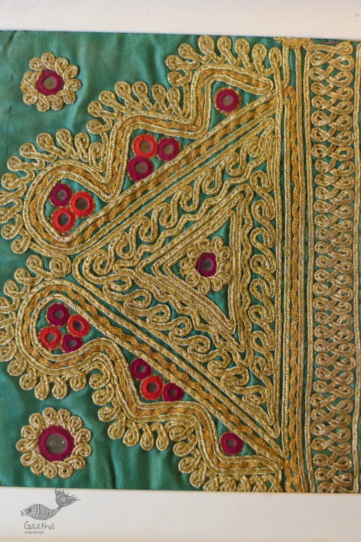 buy Embroidered Old Piece - Wall Hanging Frame