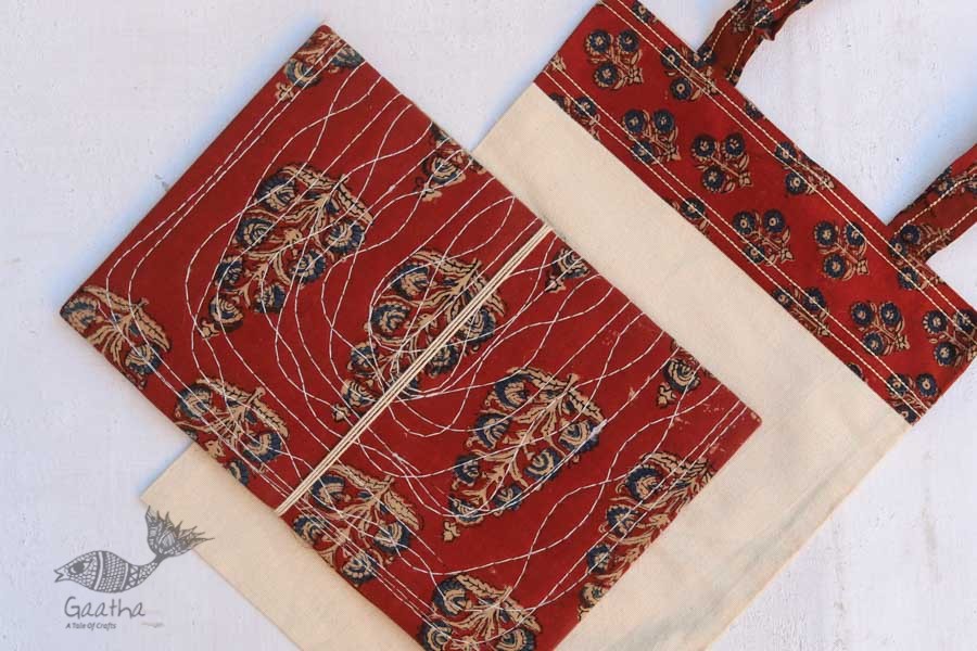 Getting carried away ~ Handmade Cotton Bag + Pothi Folder ~ 3