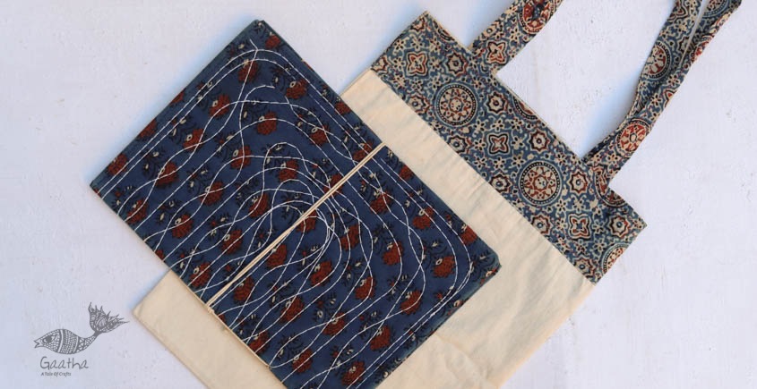 Getting carried away ~ Handmade Cotton Bag + Pothi Folder ~ 8