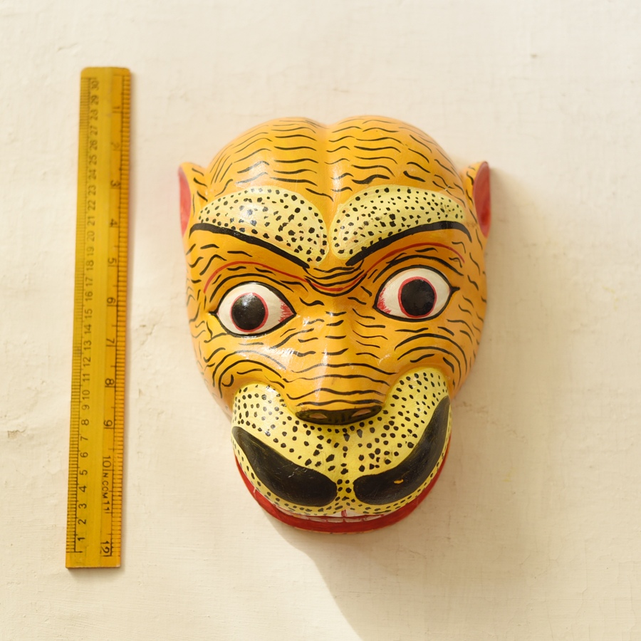 shop handmade wooden tiger mask 