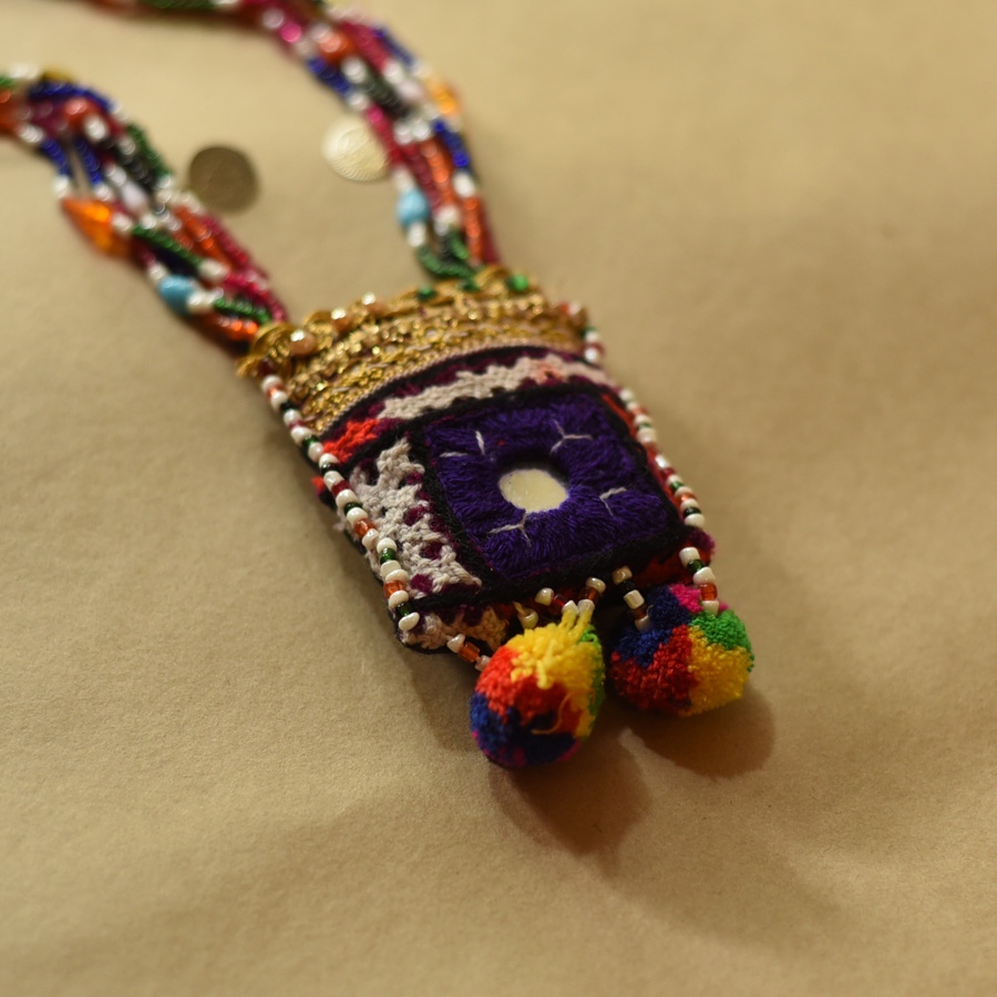  Handmade Tribal Embroidered Necklace