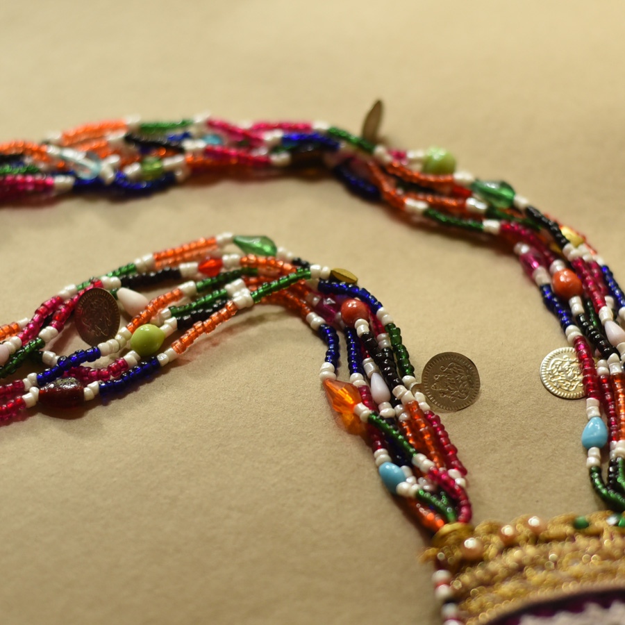  Handmade Tribal Embroidered Necklace