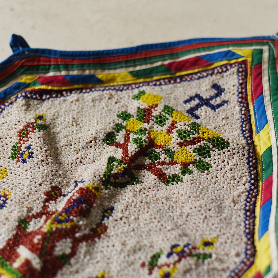 Old Wall Hanging Bead Work 