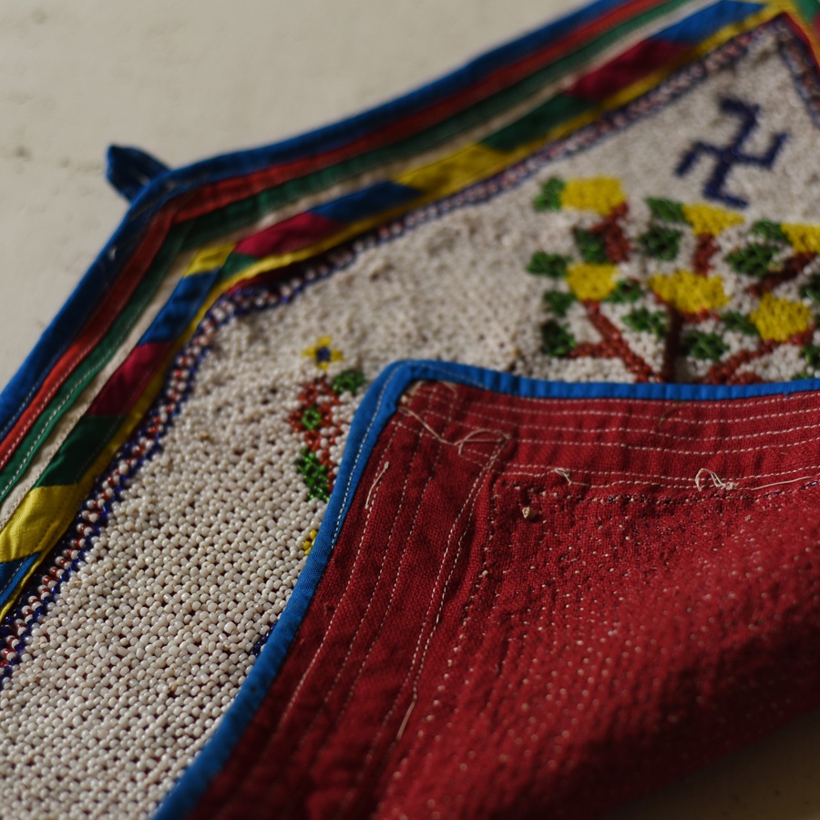 Old Wall Hanging Bead Work 